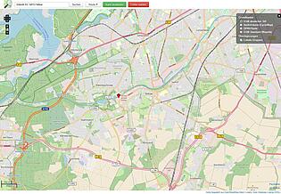 Stadtplan kleiner Maßstab